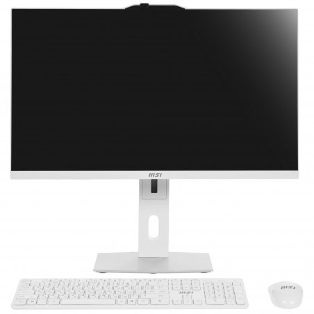 Моноблок MSI Modern AM242P 1M-1024XRU 23.8" Full HD Core 5 120U (1.4) 8Gb SSD512Gb HDG без ОС GbitEth WiFi BT 120W клавиатура мышь Cam белый 1920x1080