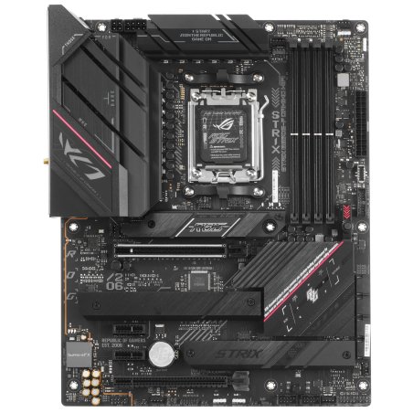 Материнская плата ASUS ROG STRIX B650E-F GAMING WIFI, AM5, AMD B650, 4xDDR5, 4xSATA, 3xM.2, 1xPCI-E 5.0 x16, 1xPCI-E 4.0 x4, 2xPCI-E x1, 1xHDMI, 1xDP, 1x 2.5Gb LAN, 4xUSB-A 2.0, 4xUSB-A 3.2 Gen 1, 2xUSB-A 3.2 Gen 2, 1xUSB-C 3.2 Gen 2, 1xUSB-C 3.2 Gen 2x2,