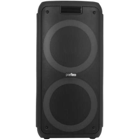 Портативная колонка PERFEO (PF_B4915) ПАС (PARTY MAKER 100) BT, EQ, MP3 USB/TF, AUX, FM, 2x6.35, TWS, LED, пульт д/у