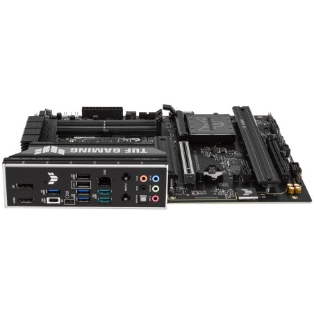 Материнская плата ASUS TUF GAMING B860-PLUS WIFI, LGA 1851, Intel B860, 4xDDR5, 4xSATA, 3xM.2, 1xPCIe 5.0 x16, 1xPCIe 4.0 x16, 1xDP, 1xHDMI, 1x 2.5Gb LAN, 1xUSB 20Gbps, 2xUSB 10Gbps, 3xUSB 5Gbps, 2xUSB 2.0, 5x3.5 мм, 7.1, ATX