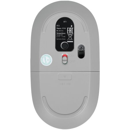 Мышь беспроводная Oklick 409MW графитовый, 1600 dpi, радиоканал, Bluetooth, USB, кнопки - 4