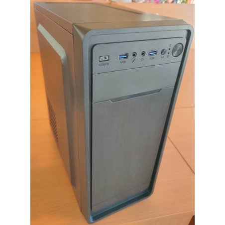 Компьютерный корпус Miditower ExeGate XP-332UC (ATX, без БП, 2хUSB 3.0/1хTypeC, аудио, черный)