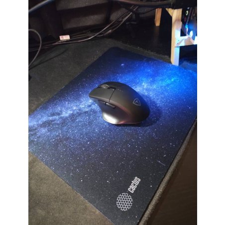Коврик для мыши Cactus Owl blue 220x180x2мм (CS-MPC-P07XS)