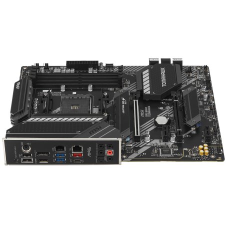 Материнская плата MSI MAG B650 TOMAHAWK WIFI, AM5, AMD B650, 4xDDR5, 6xSATA, 3xM.2, 1xPCI-E 4.0 x16, 1xPCI-E 4.0 x2, 1xHDMI, 1xDisplayPort, 1xUSB Type-C, 1x2.5Gb LAN, 2xUSB-A 2.0, 3xUSB-A 3.2 Gen 1, 3xUSB-A 3.2 Gen 2, 5x3.5 мм, 7.1, Standard-ATX