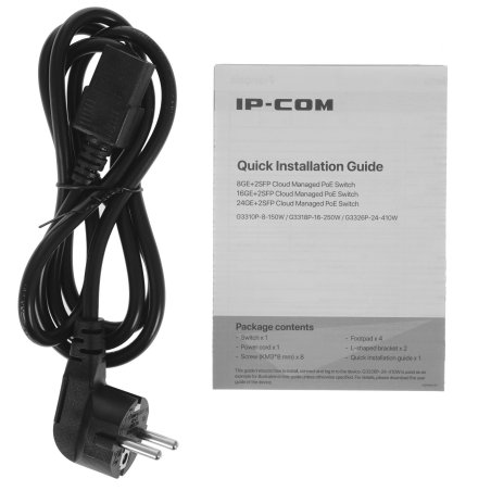 Коммутатор PoE IP-COM G3318P-16-250W с облачным управлением 16GE+2SFP