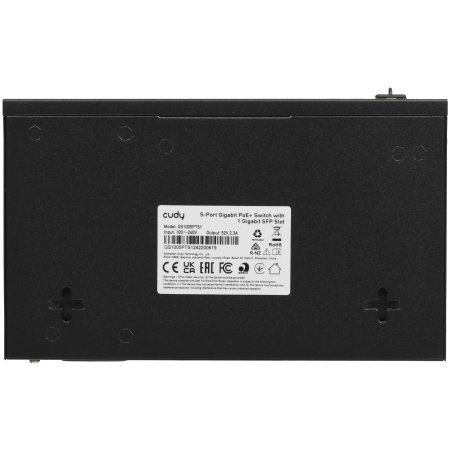 Коммутатор Cudy GS1005PTS1 (L2) 5x1Gbит/с 1SFP 4PoE+ 120W неуправляемый
