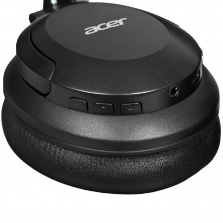 Беспроводные/проводные наушники Acer OHR304 черный, полноформатные, Bluetooth + проводной, активное шумоподавление, до 16 ч