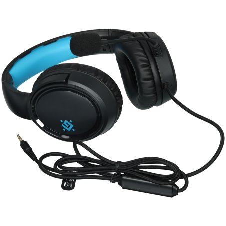 Гарнитура игровая Defender Abyss черный, провод 2 м