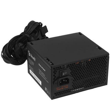 Блок питания Bloody BD-PS600W, 600Вт, 80 PLUS белый, 120мм, черный