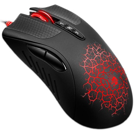 Мышь проводная A4Tech Bloody A90 черный, 6200 dpi, USB, кнопки - 8