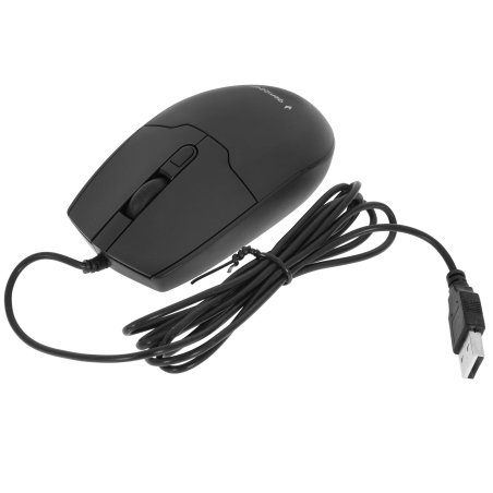 Мышь проводная Gembird MOP-430 черный, 1600 dpi, USB, кнопки - 4