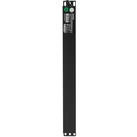 Блок розеток горизонтальный ExeGate ServerPro PDU-19H610 Al-6S-EU2.5-1P, 19", 1U, Алюминий, 6 Schuko, кабель с евровилкой VDE-250V-16A-3*1.5мм2, 2.5 метра, защита от перегрузки, черный