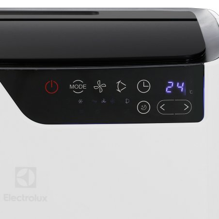 Кондиционер мобильный Electrolux EACM-09 GT/N6 9000 BTU, 24 м², 50 дБ, охлаждение, обогрев, осушение, белый