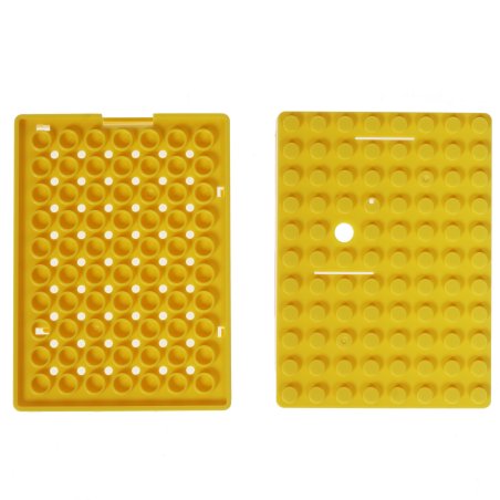 Корпус RA185 yellow для микрокомпьютера Raspberry Pi 3. RA185 Корпус ACD Yellow ABS Plastic Building Block case for Raspberry Pi 3