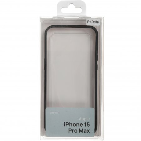 Чехол (клип-кейс) BoraSCO для Apple iPhone 15 Pro Max черный (72415)