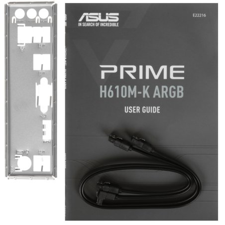 Материнская плата ASUS PRIME H610M-K D4, LGA 1700, Intel H610, 2xDDR4, 4xSATA, 1xM.2, 1xPCIe 4.0 x16, 1xPCI, 1xHDMI, 1xVGA, 1x 1Gb LAN, 2xUSB-A 2.0, 2xUSB-A 3.2 Gen 1, 3x3.5 мм, 7.1, mATX