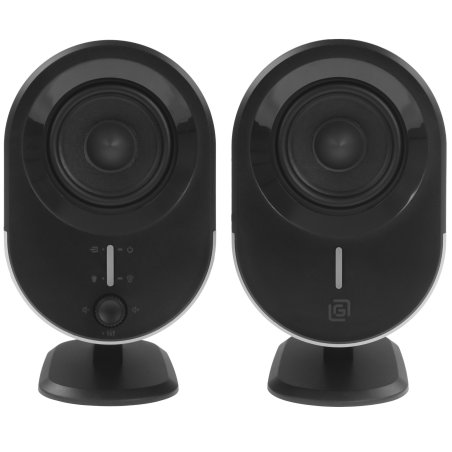 Акустическая система Оклик OK-303A 2.0 черный 20Вт BT