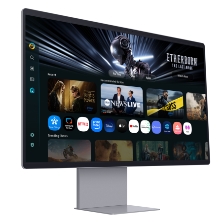 Монитор 32" Samsung Odyssey OLED G8 LS32FM902SIXCI OLED 3840x2160, 165 Гц, 0.03 мс, 16:9, 250 кд/м², HDMI 2.1, DP 1.4, USB-C (90 Вт), 2xUSB 3.0, 3.5 Jack, динамики (2x5 Вт), веб-камера (12 Мп), HDR10+, DisplayHDR True черный 400, FreeSync Premium Pro, гра