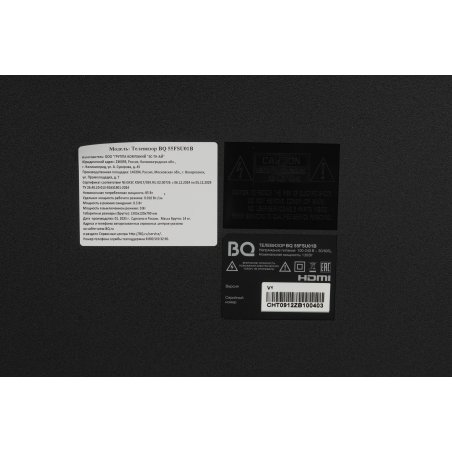 Телевизор BQ 55" 55FSU01B черный (РФ) DLED UHD 60Hz Tizen 7