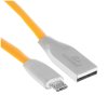 Кабель USB2.0 Cablexpert CC-G-mUSB01O-1M, AM/microB, серия Gold, длина 1м, оранжевый, блистер