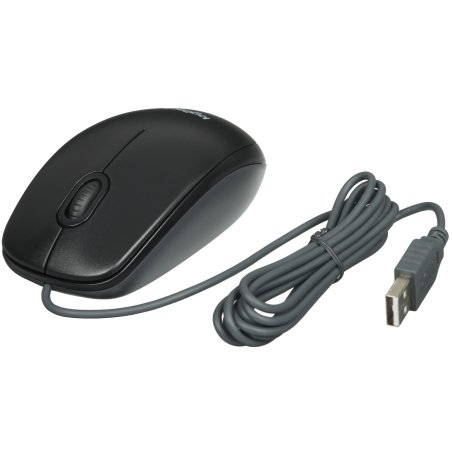 Мышь проводная Logitech M90 черный/серый, 1000 dpi, USB, кнопки - 3