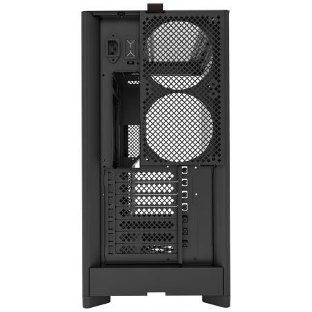 Компьютерный корпус Montech HS02 черный без БП ATX 4x140мм 2xUSB 3.0 1xUSB3.1 audio bott PSU