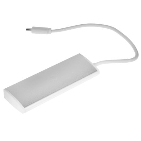 Разветвитель USB-C Digma HUB-4U3.0-UC-S 4порт. серебристый