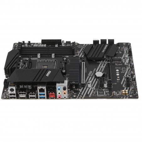Материнская плата MSI B550-A PRO, AM4, AMD B550, 4xDDR4, 6xSATA, 2xM.2, 1xPCI-E 4.0 x16, 1xPCI-E 3.0 x16, 2xPCI-E x1, 1xHDMI, 1xDP, 1x 1Gb LAN, 4xUSB-A 2.0, 2xUSB-A 3.2 Gen 1, 1xUSB-A 3.2 Gen 2, 1xUSB-C 3.2 Gen 2, 6x3.5 мм, 7.1, ATX