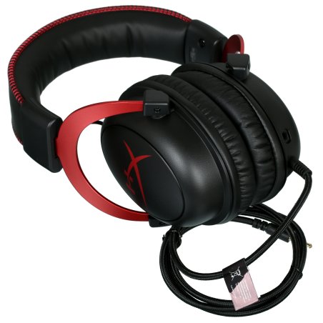 Наушники с микрофоном HyperX Cloud Mini черный/красный накладные оголовье (7G8F4AA)