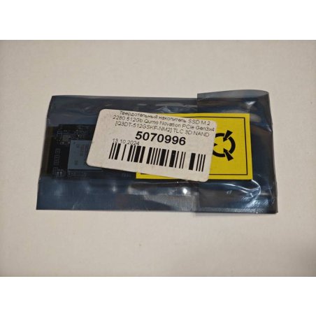 Накопитель SSD QUMO Novation, 512Gb, PCIe 3.0 x4, M.2 2280, NVMe, R/W 2500/1900