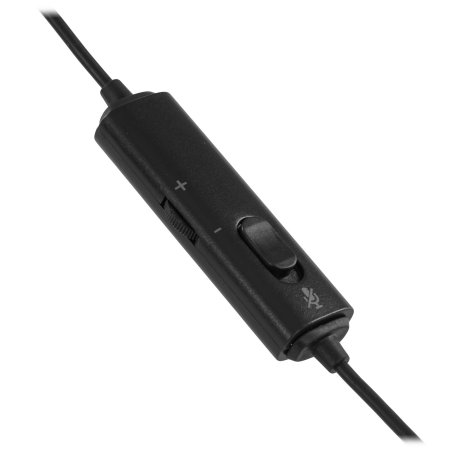 Наушники с микрофоном Acer OHW307 черный 1.8м накладные оголовье (ZL.HDSEE.002)