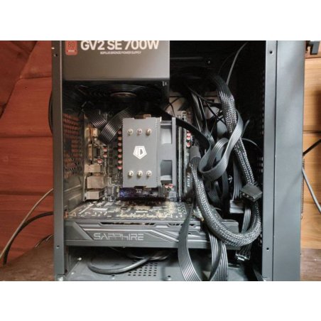 Компьютерный корпус Minitower ExeGate mEVO-9302-RGb-500W-12 (mATX, БП 500NPX с вент. 12см, 2*USB+1*USB 3.0, HD аудио, черный с RGb подсветкой)