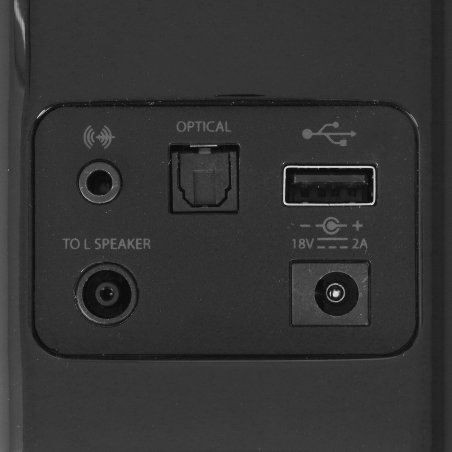 Акустическая система Creative T100 2.0 черный 40Вт BT