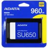 Накопитель SSD ADATA SU650, 960Gb, SATA III, 2.5", R/W 520/450