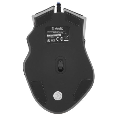 Мышь проводная Defender Bulletstorm GM-928 черный, 7200 dpi, USB, кнопки - 7