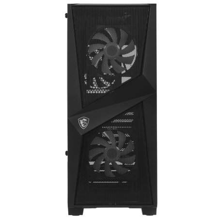 Компьютерный корпус MSI MAG FORGE 100M / mid-tower, ATX, tempered glass side panel / 2x RGb 120мм & 1x 120мм fans inc. / MAG FORGE 100M