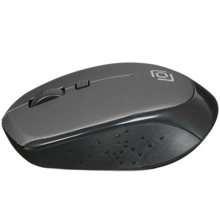 Мышь беспроводная Oklick 488MW серый/черный, 1600 dpi, радиоканал, USB, кнопки - 4