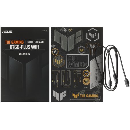 Материнская плата ASUS TUF GAMING B760-PLUS WIFI, LGA 1700, Intel B760, 4xDDR5, 4xSATA, 3xM.2, 1xPCI-E 5.0 x16, 1xPCI-E 3.0 x4, 1xUSB-A 3.2 Gen 2, 3xUSB-A 3.2 Gen 1, 1xUSB-C 3.2 Gen 2x2, 1x2.5Gb LAN, 5x3.5 мм, 7.1, Wi-Fi 6, Bluetooth 5.2, Standard-ATX