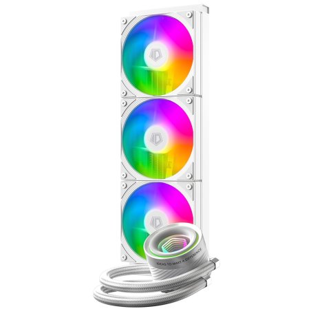 Система водяного охлаждения ID-Cooling FX360 Inf ARGb белый 120мм алюминий+медь 2000rpm 27.2db 4-pin 350W