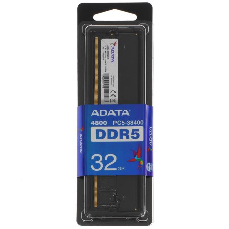 Оперативная память ADATA, DDR5, 32GB (1x32GB), 4800MHz, CL40, UDIMM
