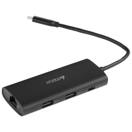 Разветвитель USB-C A4Tech DST-80C 2порт. серый