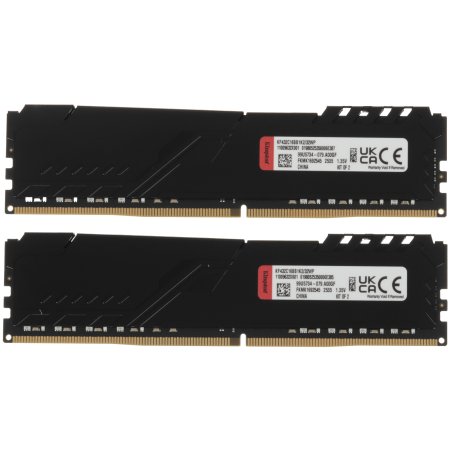 Оперативная память Kingston 32Gb 3200MT/s DDR4 CL16 DIMM (Kit of 2) 1Gx8 FURY Beast Black