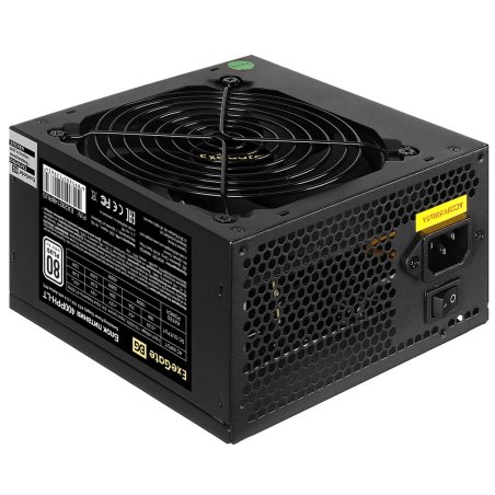 Блок питания ExeGate 400PPH-LT (EX292148RUS-OEM), 400Вт, 80 PLUS, 120мм, черный
