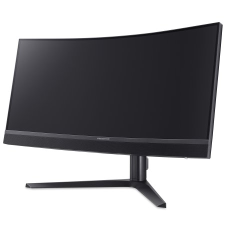 Монитор 34" Acer Predator X34V3bmiiphuzx VA 3440x1440, 180 Гц, 1 мс, 21:9, 1000 кд/м2, 2xHDMI, 1хDP, USB-C, изогнутый, 1x3.5 мм, черный