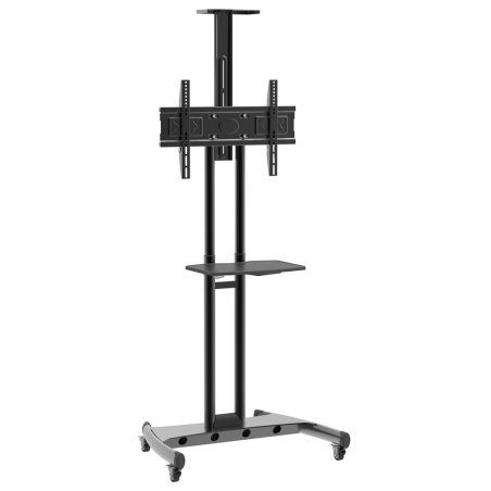 Мобильная стойка напольная Kromax OMEGA-17 черный, 1 шт/уп, для TV 32"-80", max вес 50 кг, высота 1535-2035 мм, max VESA 600x400 мм