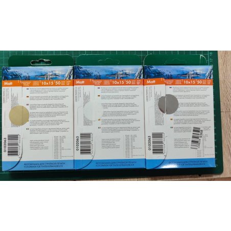 Фотобумага Lomond односторонняя матовая, 180г/м2,A6 (10X15)/50л. для струйной печати