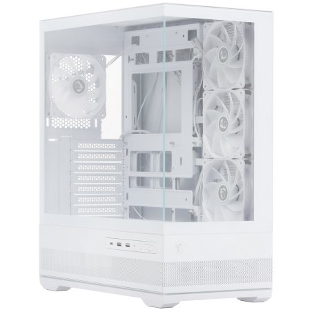 Компьютерный корпус MSI MAG Pano 110R PZ белый без БП ATX 6x120мм 7x140мм 2xUSB 3.0 1xUSB3.1 audio AirDuct bott PSU