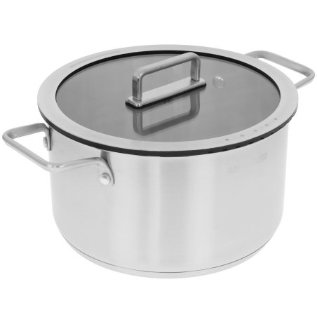 Кастрюля ATTRIBUTE ASA004 ARGENTO 5 л 24 см индукция