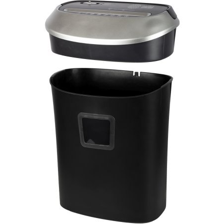 Шредер Cactus CS-SH-P6 черный (секр.P-4) фрагменты 10лист. 21лтр. скрепки скобы пл.карты