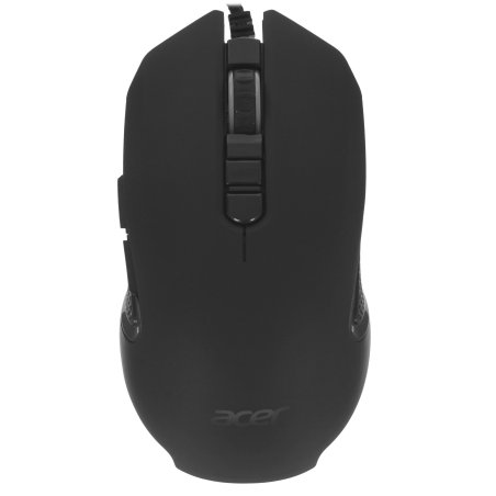 Мышь проводная Acer OMW160 черный, 6400 dpi, USB, кнопки - 8